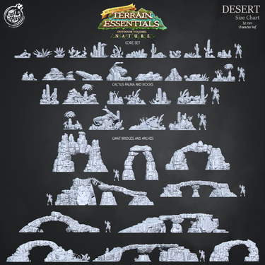 Desert Terrain - Giant Bridges and Arches